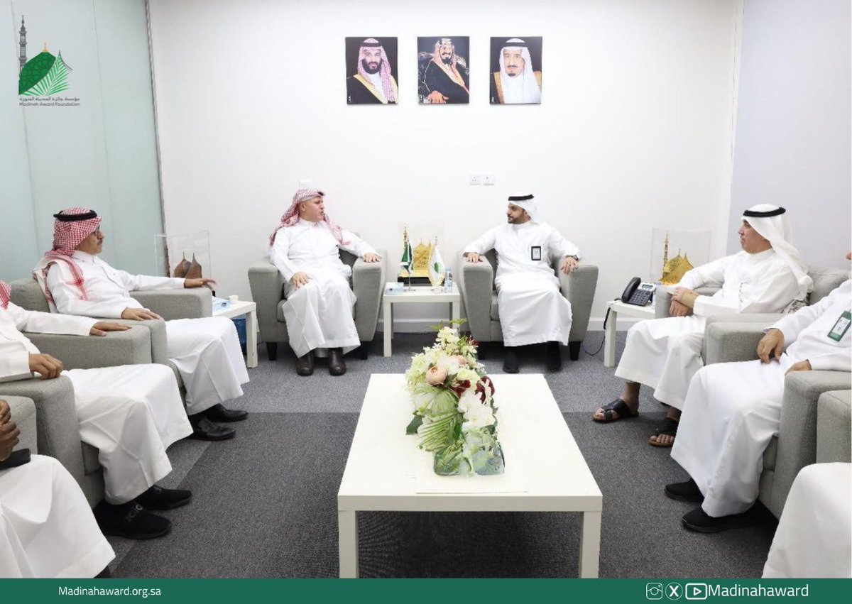 استقبل أمين عام #مؤسسة_جائزة_المدينة_المنورة،